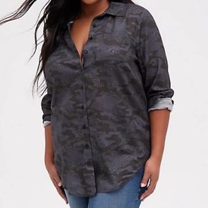 NWT Torrid Camo and Leopard Long Sleeve